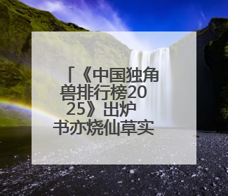 《中国独角兽排行榜2025》出炉 书亦烧仙草实力上榜