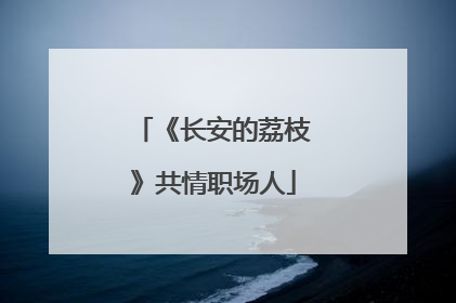 《长安的荔枝》共情职场人