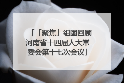 「聚焦」组图回顾河南省十四届人大常委会第十七次会议