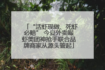 “活虾现做、死虾必赔” 今夏外卖嘬虾美团神抢手联合品牌商家从源头管起