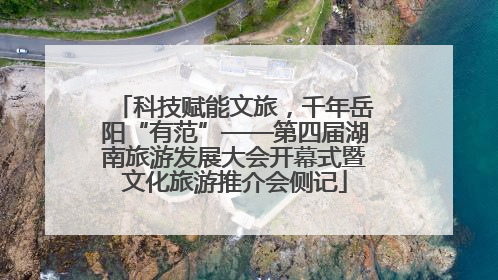 科技赋能文旅，千年岳阳“有范”——第四届湖南旅游发展大会开幕式暨文化旅游推介会侧记