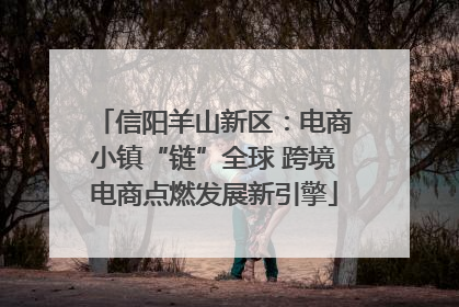 信阳羊山新区：电商小镇“链”全球 跨境电商点燃发展新引擎