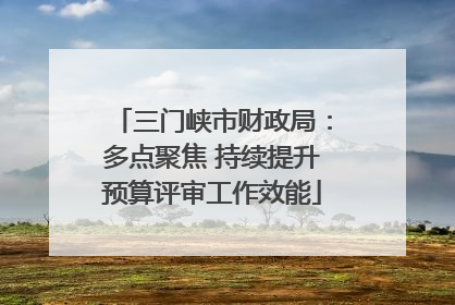 三门峡市财政局：多点聚焦 持续提升预算评审工作效能