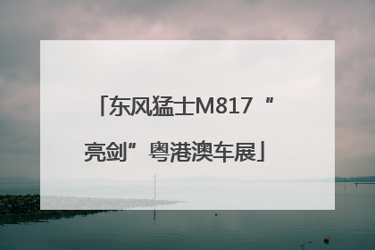 东风猛士M817“亮剑”粤港澳车展