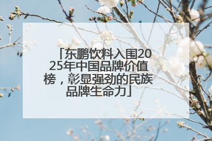 东鹏饮料入围2025年中国品牌价值榜，彰显强劲的民族品牌生命力