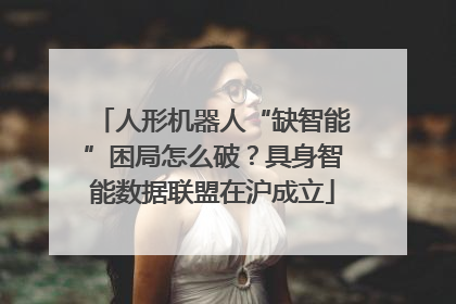 人形机器人“缺智能”困局怎么破？具身智能数据联盟在沪成立