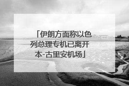 伊朗方面称以色列总理专机已离开本-古里安机场