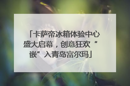卡萨帝冰箱体验中心盛大启幕，创意狂欢“嵌”入青岛富尔玛