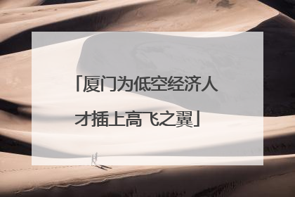 厦门为低空经济人才插上高飞之翼