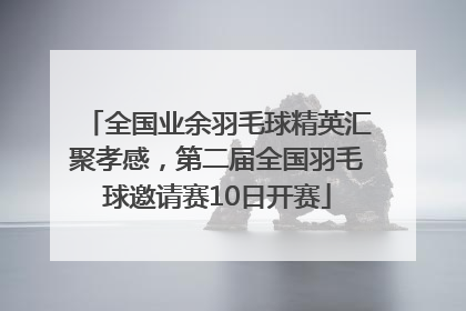 全国业余羽毛球精英汇聚孝感，第二届全国羽毛球邀请赛10日开赛