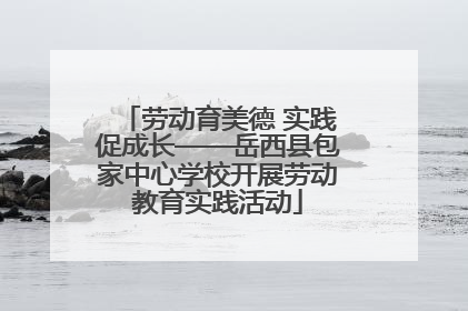 劳动育美德 实践促成长——岳西县包家中心学校开展劳动教育实践活动