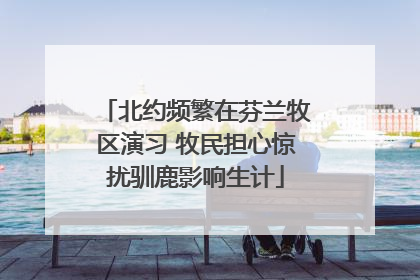 北约频繁在芬兰牧区演习 牧民担心惊扰驯鹿影响生计
