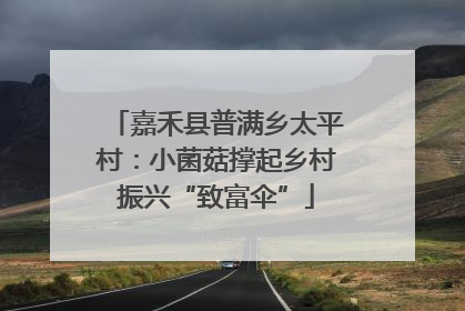 嘉禾县普满乡太平村：小菌菇撑起乡村振兴“致富伞”