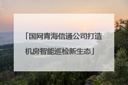 国网青海信通公司打造机房智能巡检新生态