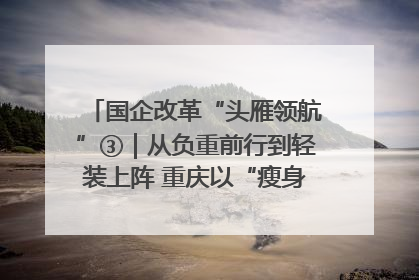国企改革“头雁领航”③｜从负重前行到轻装上阵 重庆以“瘦身”谋“健体”