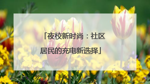 夜校新时尚：社区居民的充电新选择