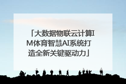 大数据物联云计算IM体育智慧AI系统打造全新关键驱动力