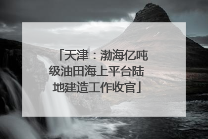 天津：渤海亿吨级油田海上平台陆地建造工作收官