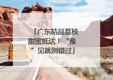 广东精品荔枝甜蜜抵达！“豫”见就别错过