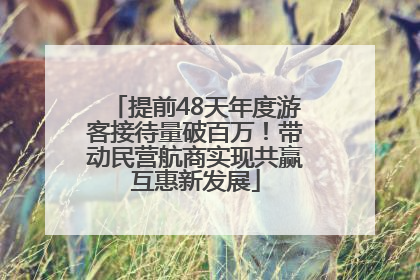 提前48天年度游客接待量破百万！带动民营航商实现共赢互惠新发展