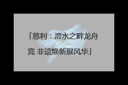 慈利：澧水之畔龙舟竞 非遗焕新展风华