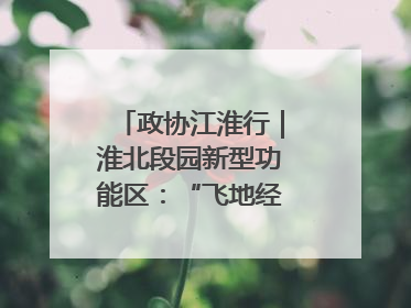政协江淮行｜淮北段园新型功能区：“飞地经济”拔节生长