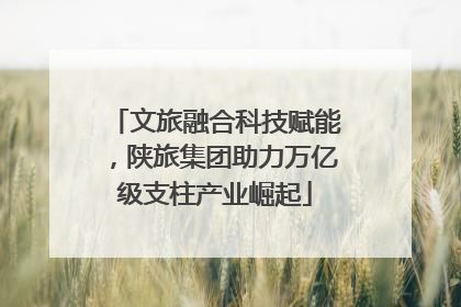 文旅融合科技赋能，陕旅集团助力万亿级支柱产业崛起