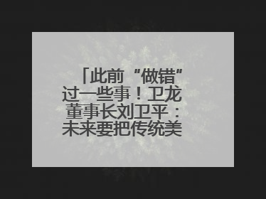 此前“做错”过一些事！卫龙董事长刘卫平：未来要把传统美食亲民娱乐化