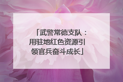 武警常德支队：用驻地红色资源引领官兵奋斗成长