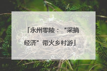 永州零陵：“采摘经济”带火乡村游