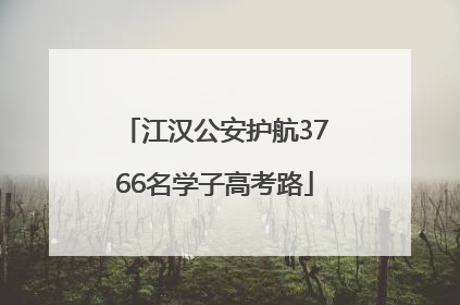 江汉公安护航3766名学子高考路