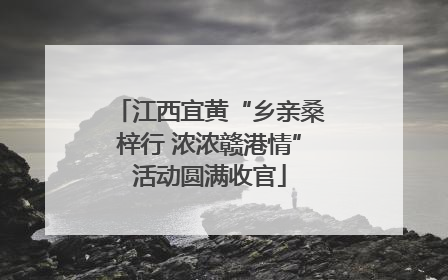 江西宜黄“乡亲桑梓行 浓浓赣港情”活动圆满收官