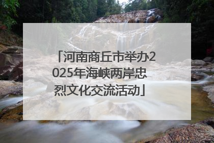河南商丘市举办2025年海峡两岸忠烈文化交流活动