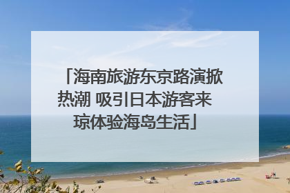 海南旅游东京路演掀热潮 吸引日本游客来琼体验海岛生活