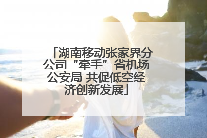 湖南移动张家界分公司“牵手”省机场公安局 共促低空经济创新发展