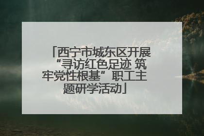 西宁市城东区开展“寻访红色足迹 筑牢党性根基”职工主题研学活动