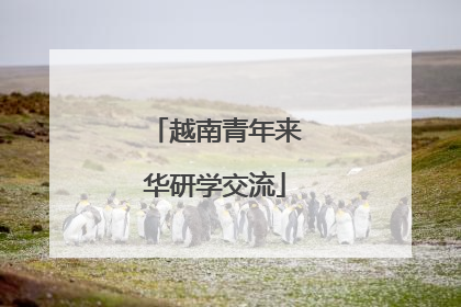 越南青年来华研学交流