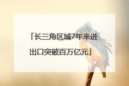 长三角区域7年来进出口突破百万亿元