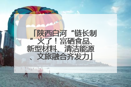 陕西白河“链长制”火了！富硒食品、新型材料、清洁能源、文旅融合齐发力