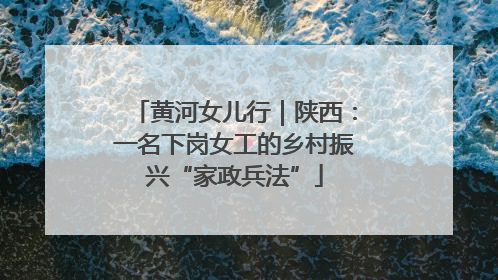 黄河女儿行｜陕西：一名下岗女工的乡村振兴“家政兵法”