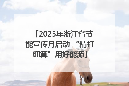 2025年浙江省节能宣传月启动 “精打细算”用好能源