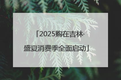 2025购在吉林·盛夏消费季全面启动