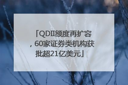 QDII额度再扩容，60家证券类机构获批超21亿美元